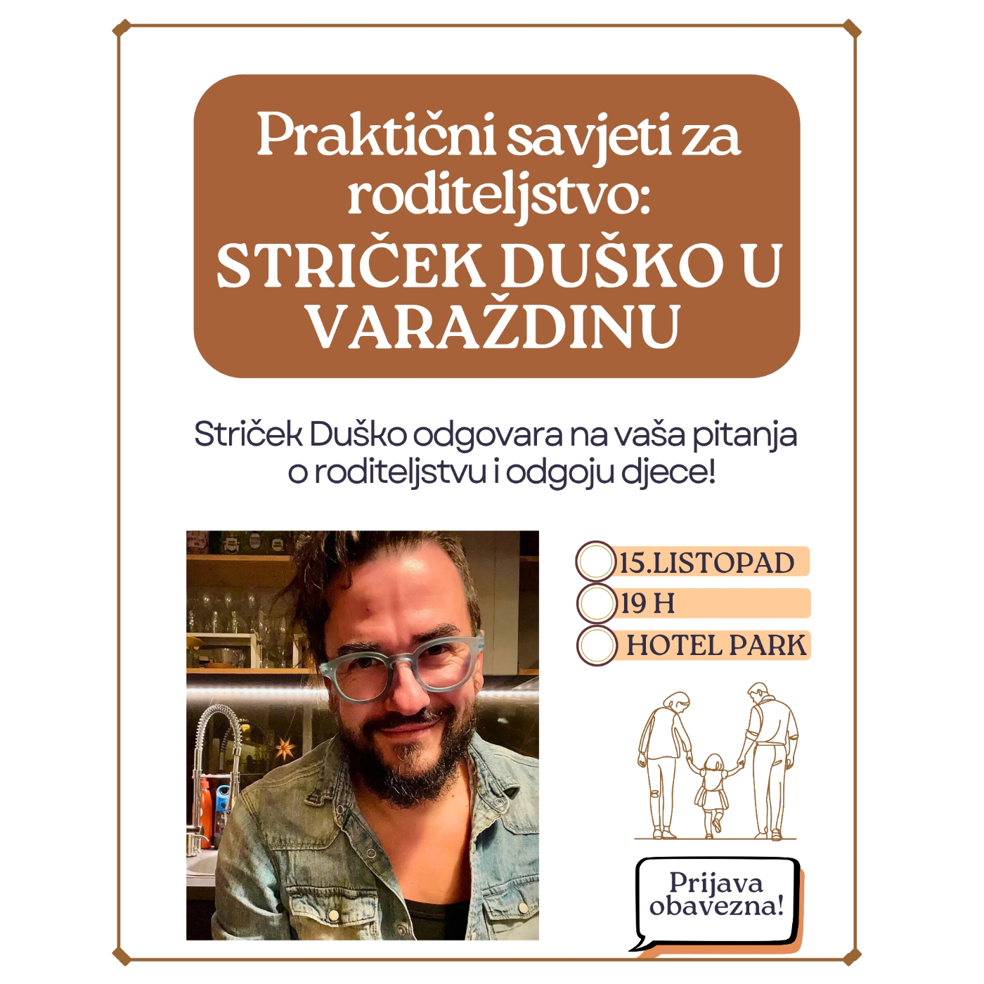 Predavanje Stričeka Duška u Varaždinu 