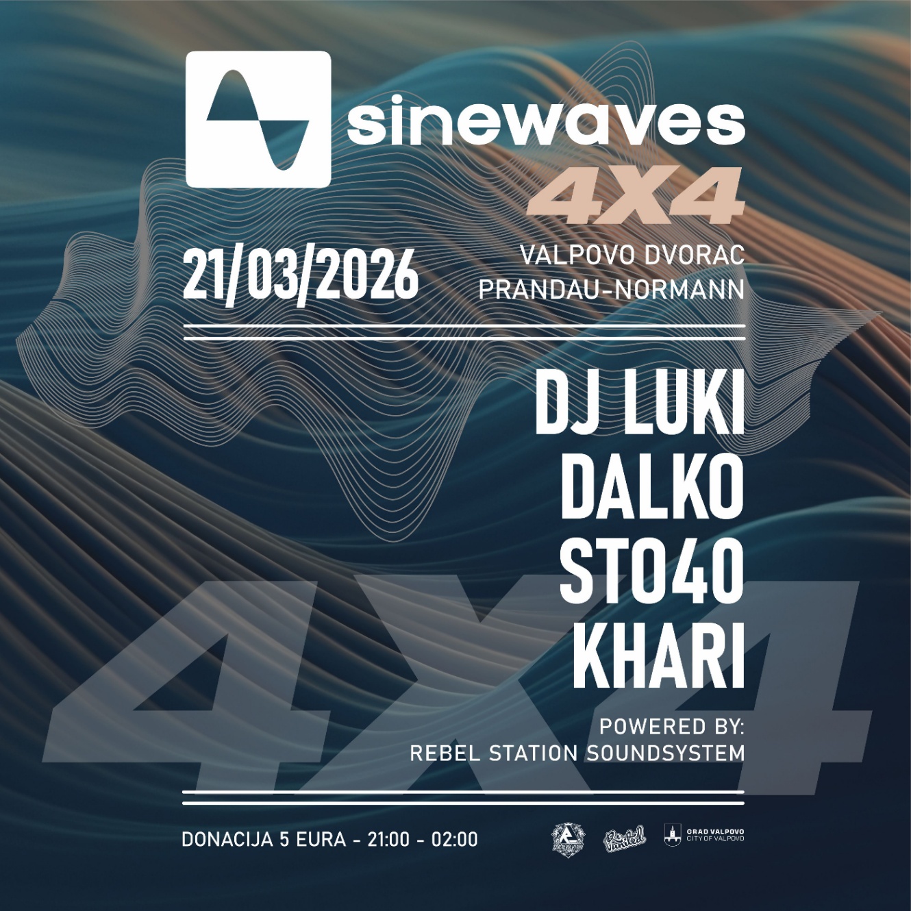 SINEWAVES 4X4 / 21.03. / Dvorac Prandau-Normann VALPOVO