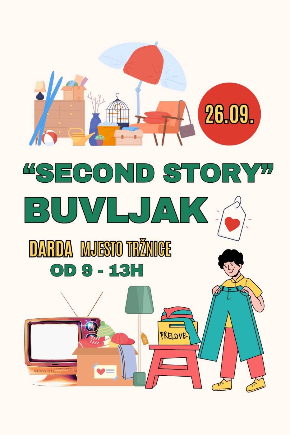 SECOND STORY vol. 3, buvljak u Dardi 