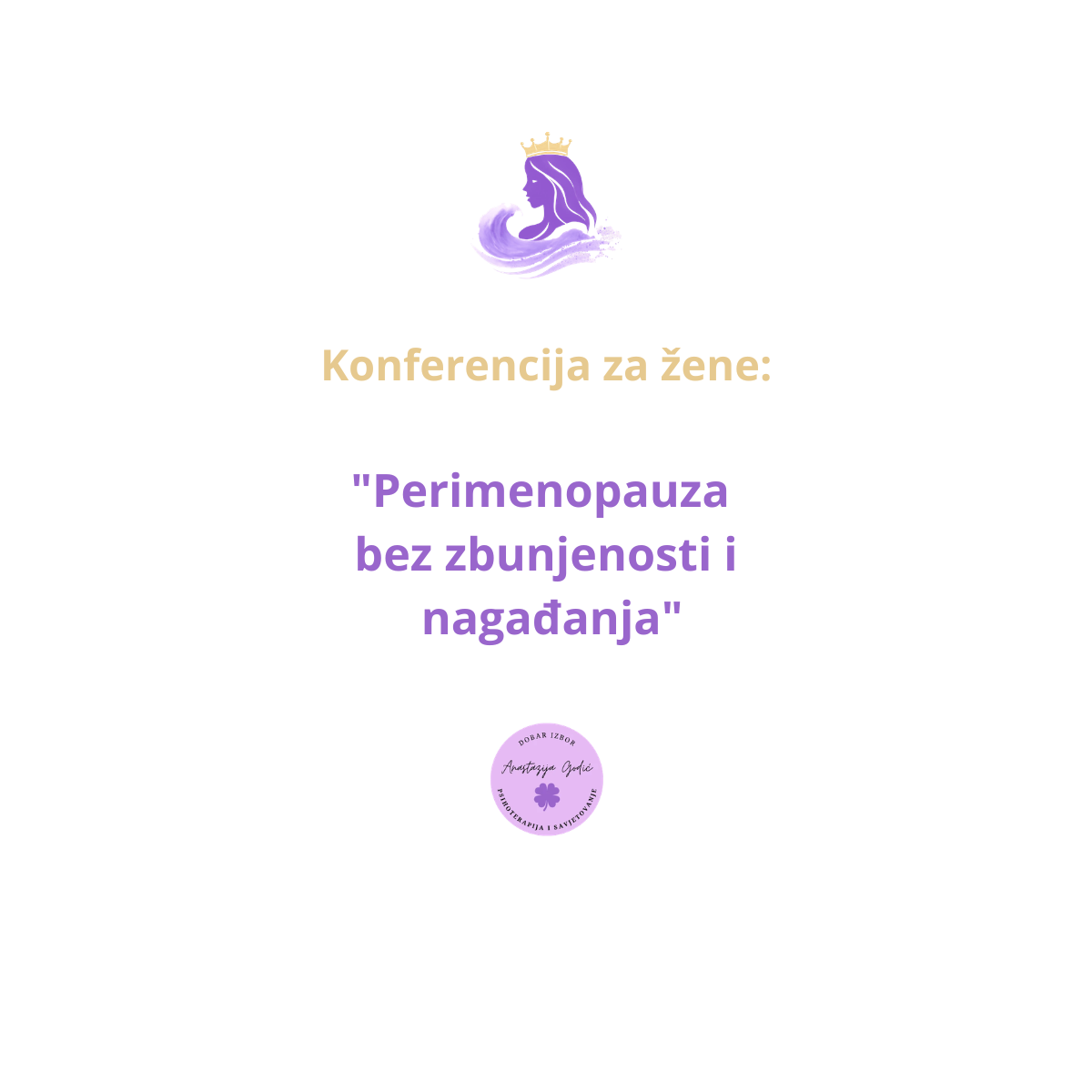 "Perimenopauza bez zbunjenosti i nagađanja" - konferencija
