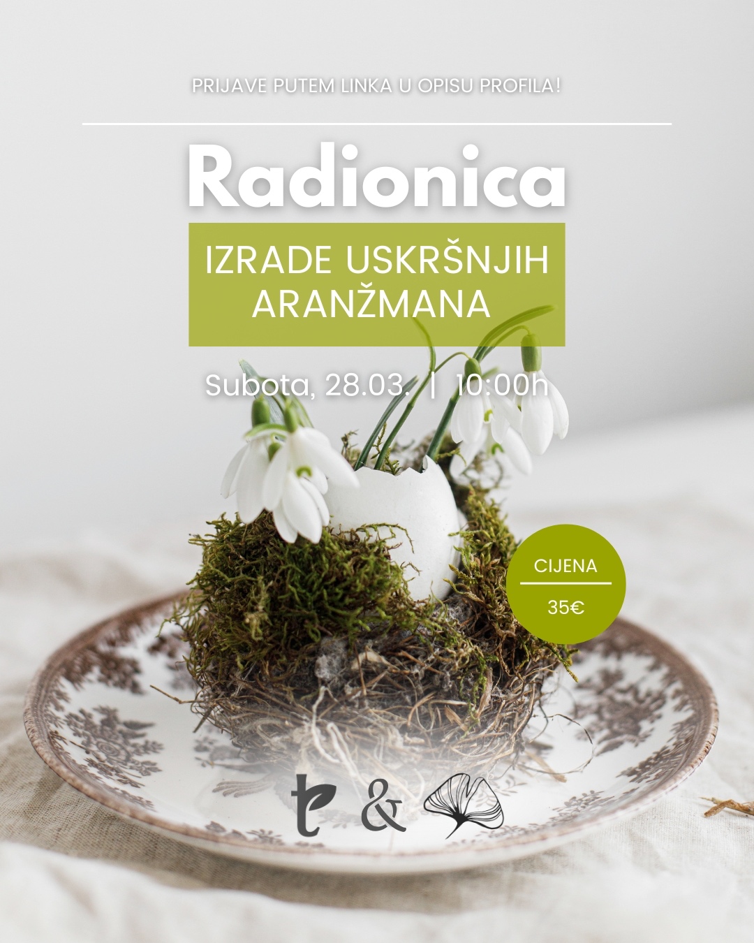 Radionica izrade uskršnjeg aranžmana